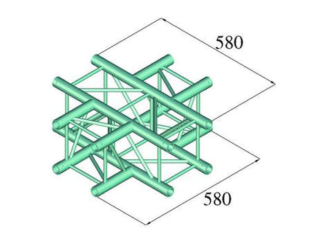 Alutruss DECOLOCK DQ4-PAC41 Croce a 4 vie