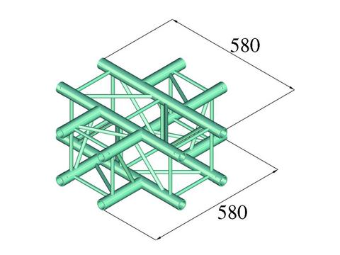 Alutruss DECOLOCK DQ4-PAC41 Croce a 4 vie