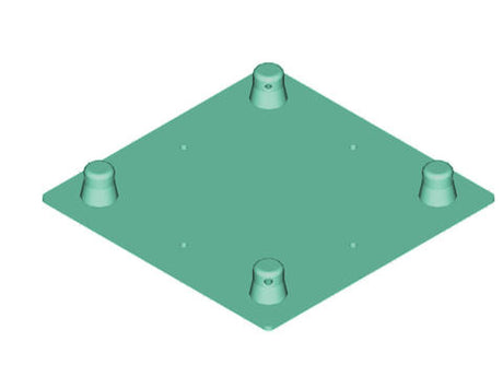 Alutruss DECOLOCK DQ4-WPM Wall Mounting Plate MALE
