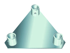 ALUTRUSS TRILOCK Piastra di base/parete QTGP