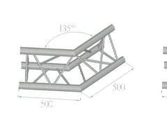 ALUTRUSS TRILOCK 6082AC-23 Angolo a 2 vie 135°