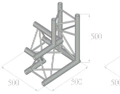 ALUTRUSS TRILOCK 6082AL-33 angolo a 3 vie \/ destro