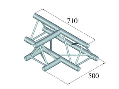 ALUTRUSS TRILOCK 6082AT-36 Raccordo a T a 3 vie