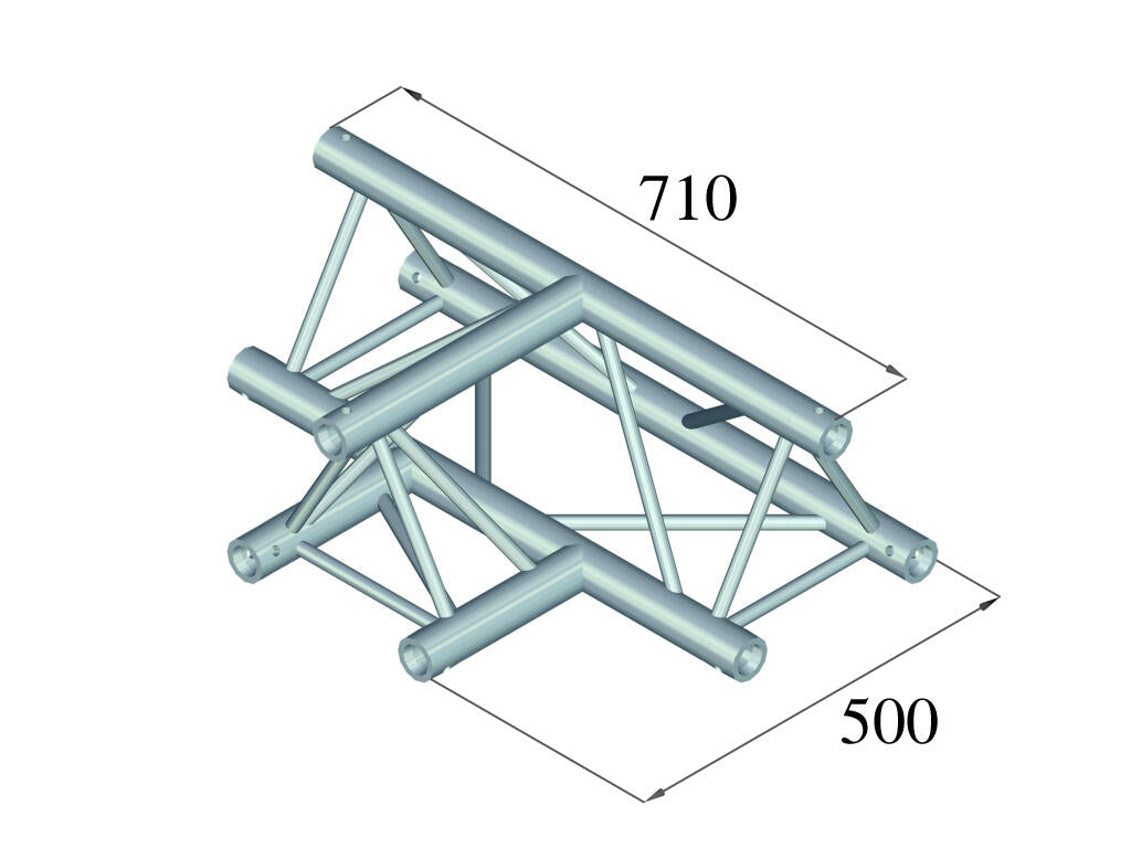 ALUTRUSS TRILOCK 6082AT-36 Raccordo a T a 3 vie