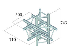 ALUTRUSS TRILOCK 6082AT-51 Elemento a 5 vie \/