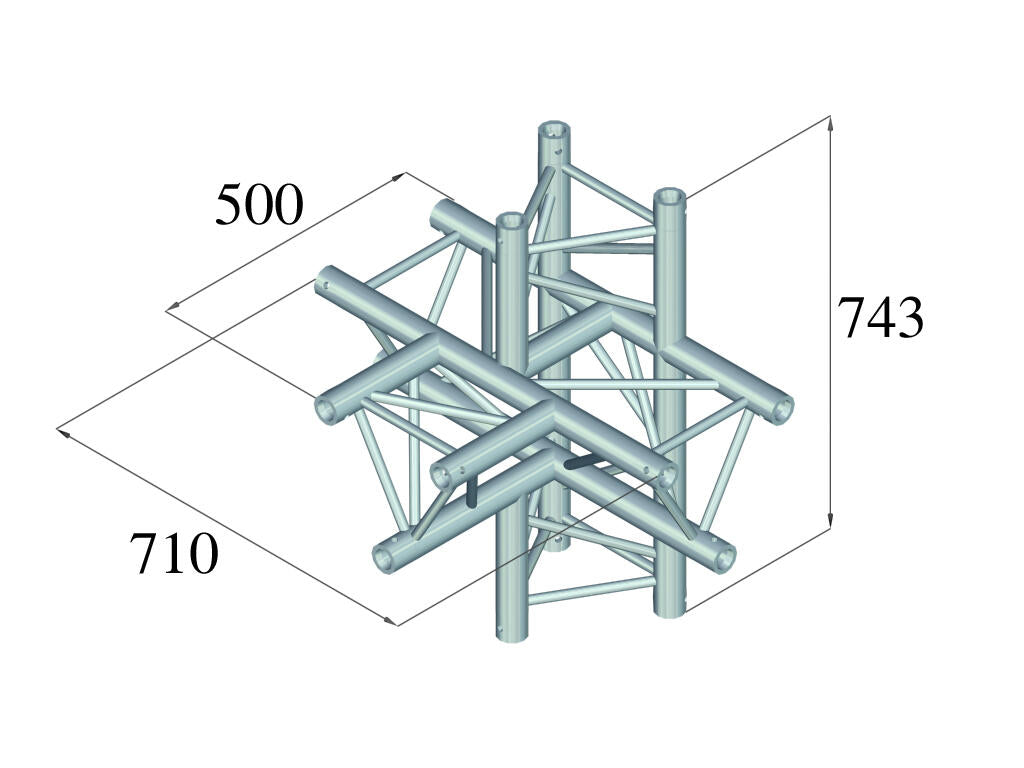 ALUTRUSS TRILOCK 6082AT-51 Elemento a 5 vie \/