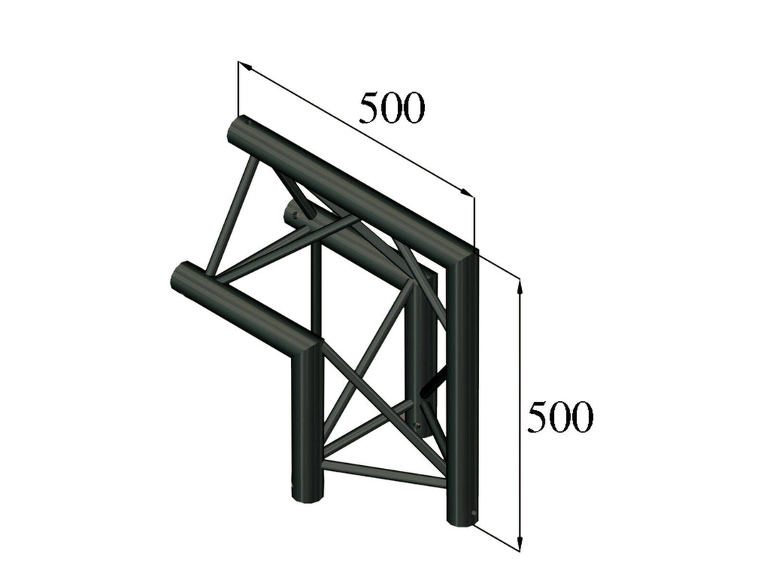 ALUTRUSS TRILOCK S-PAC 24 Angolo a 2 vie 90°/\ nero