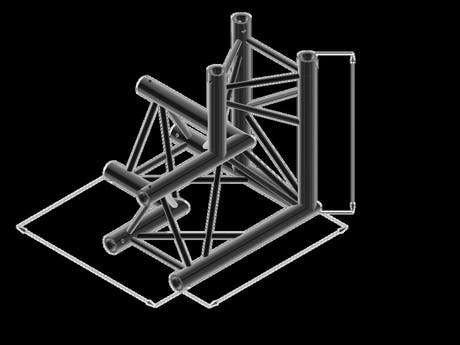 ALUTRUSS TRILOCK S-PAL-33 Angolo a 3 vie \/ destro