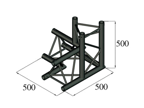 ALUTRUSS TRILOCK S-PAL-34 Angolo a 3 vie \/ sinistro