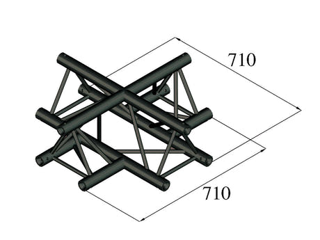 ALUTRUSS TRILOCK S-PAC-41 Incrocio a 4 vie