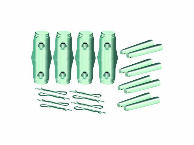 Alutruss QUADLOCK set cono di collegamento/pivot/pin