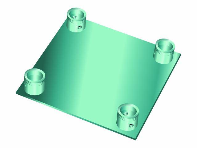 Alutruss QUADLOCK Piastra di Chiusura QQGP