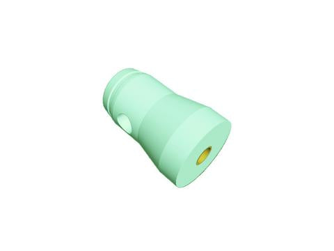 Alutruss QUADLOCK halfconical coupler w.thread M10