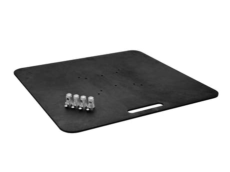 ALUTRUSS Piastra base BP-30/M10 80x80 bk