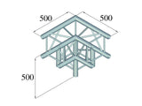 Alutruss QUADLOCK 6082L-30 Angolo a 3 Vie (90°)