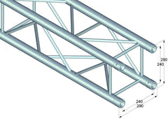 ALUTRUSS QUADLOCK QL-ET34-500 Traversa a croce