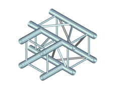 ALUTRUSS QUADLOCK QL-ET34 T-35 raccordo a T a 3 vie