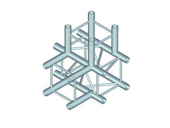 ALUTRUSS QUADLOCK QL-ET34 T-42 raccordo a T a 4 vie