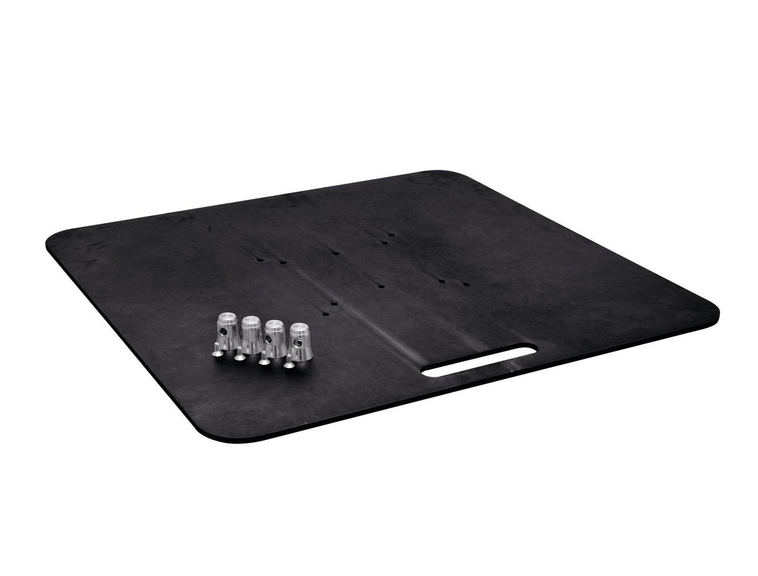 ALUTRUSS Base Plate 80x80 Nero, 28,60kg.