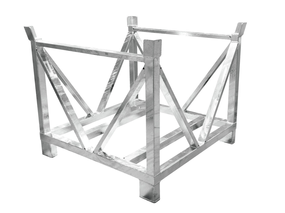ALUTRUSS Dolly per piastre di base in acciaio quadrate 80x80