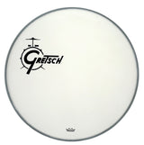 Gretsch Ambassador Coated 20" pelle per grancassa, logo nero a sinistra