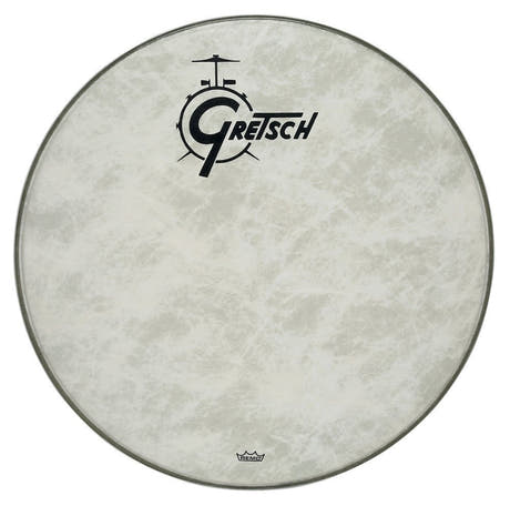 Gretsch Fiberskyn pelle di risonanza 24" per grancassa, logo al centro