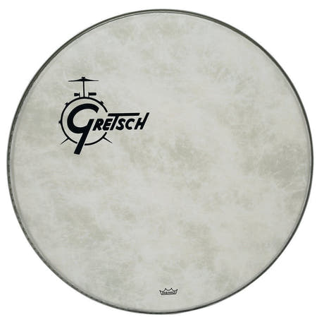 Gretsch Fiberskyn pelle risonante 22" per grancassa, logo a sinistra