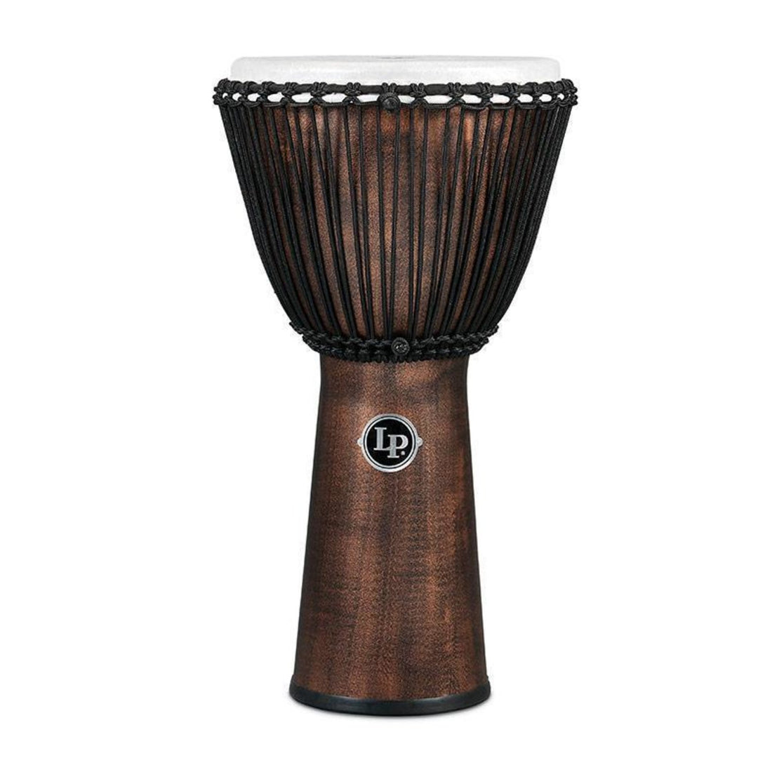 Latin Percussion Djembe World Beat FX Accordato a corda - Gray (LP724G)