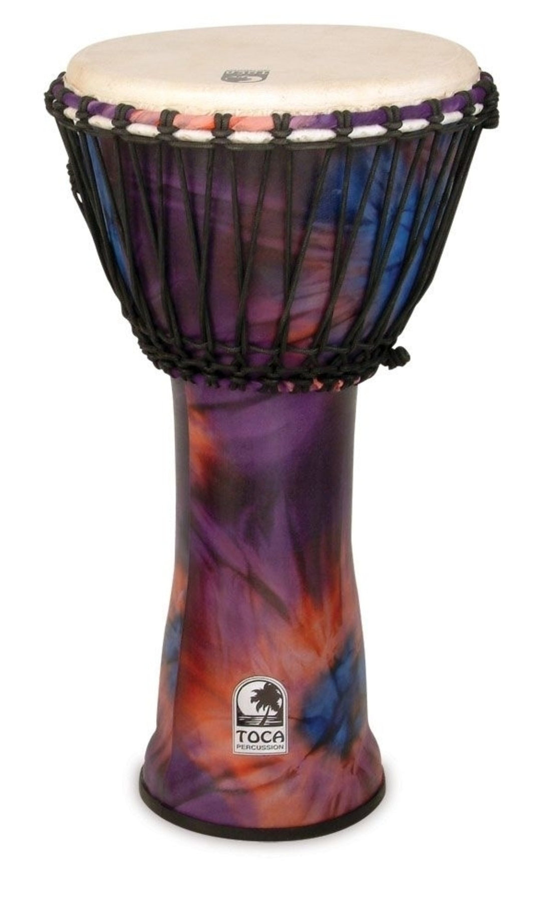 Toca Djembe Freestyle accordato a corda - Kente Cloth (SFDJ-10K)