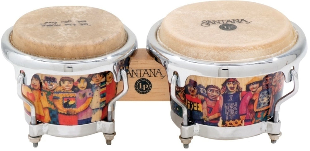 Latin Percussion Bongo Mini accordabile - Santana Mini-Bongos (LPM200-AW)