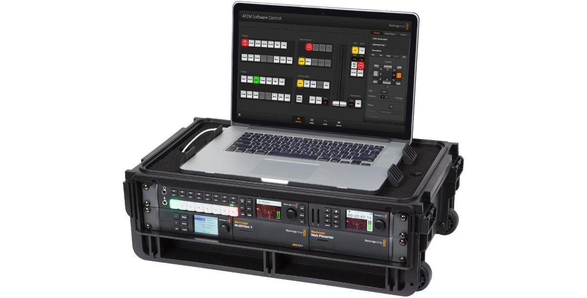 SKB Cases 1SKB-iSF2U Studio Flyer 2U rack Case