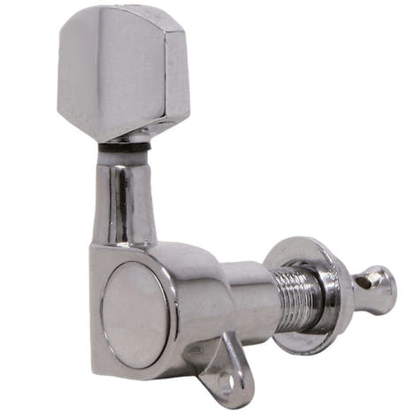 GEWA meccaniche singole die-cast, manopola grande in stile Schaller, 3+3