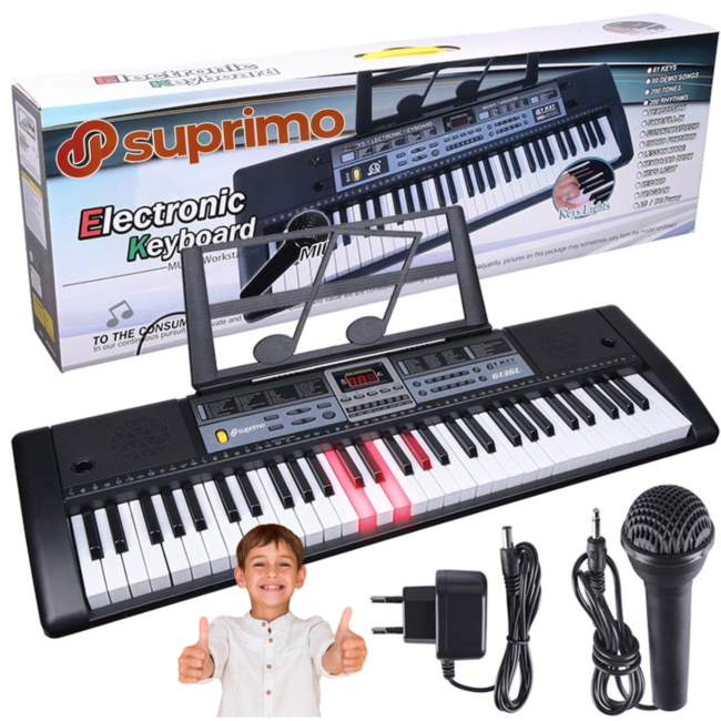SUPRIMO 6136L tastiera con microfono