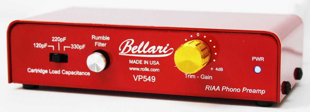 BELLARI VP549 Preamplificatore phono