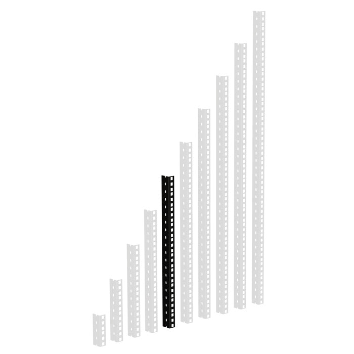 Adam Hall 61535 B Heavy Duty Rack Rail Black