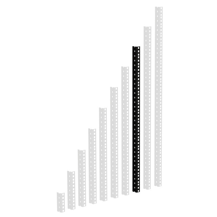Adam Hall 61535 B Guida Rack Robusta (Nero)
