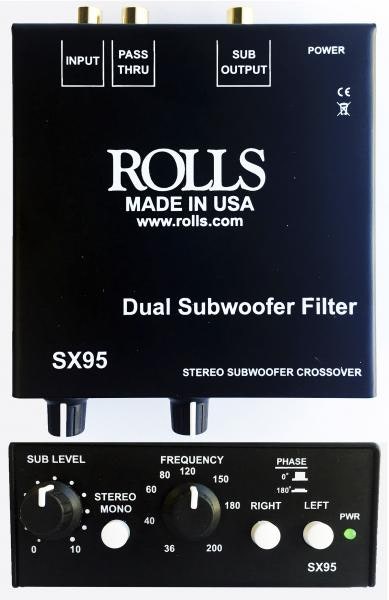 ROLLS SX95 crossover stereo per subwoofer