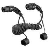 Cavo di ricarica spiralato Type-2 16A trifase 5 metri