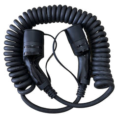 Cavo di ricarica spiralato Type-2 16A trifase 5 metri