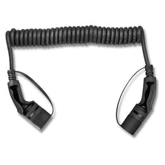Cavo di ricarica spiralato Type-2 32A trifase 5 metri