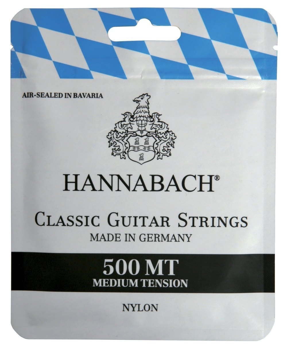 Hannabach 500 set di corde per chitarre classiche, medium tension