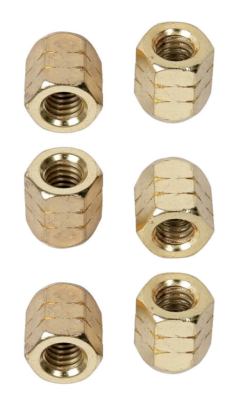 LP952B Super Nuts dadi 5/16", dorati, 6 pezzi