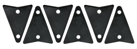 Latin Percussion hardware per Conga, pad in plastica per piastra laterale - Classic (2 fori) (LP631)