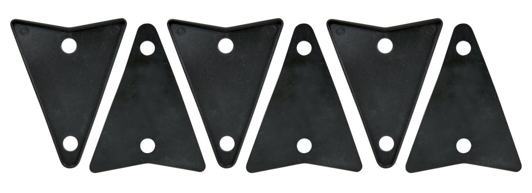 Latin Percussion hardware per Conga, pad in plastica per piastra laterale - Classic (2 fori) (LP631)