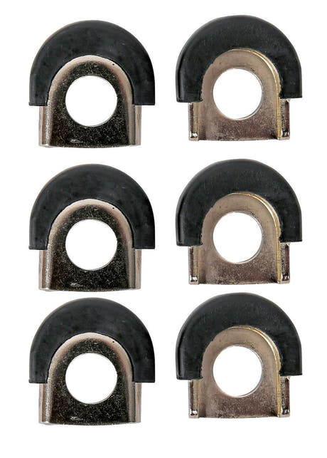 LP628G-C Procare protezioni per congas, foro da 3/8", cromate, 6 pezzi