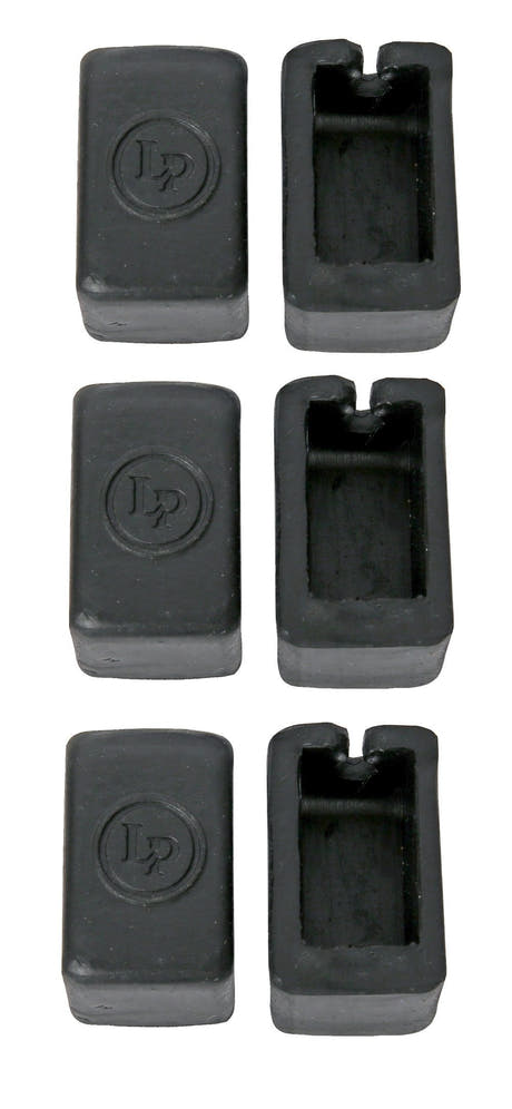 LP72-RP protezioni per fusti per djembé FX, nere, 6 pz.