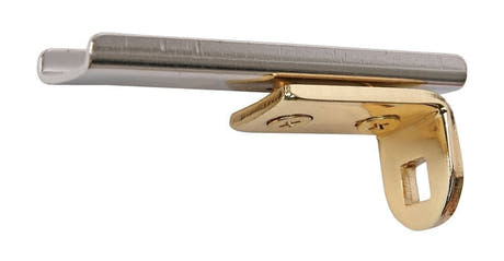 LP2509 piastra laterale per timpani Classic e Matador, 2 fori, dorata
