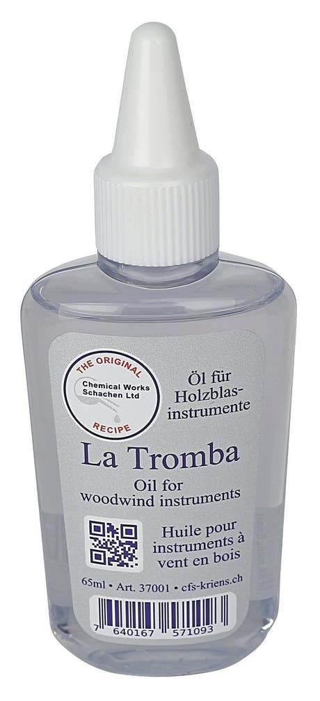 Olio La Tromba per strumenti a fiato in legno, 65 ml