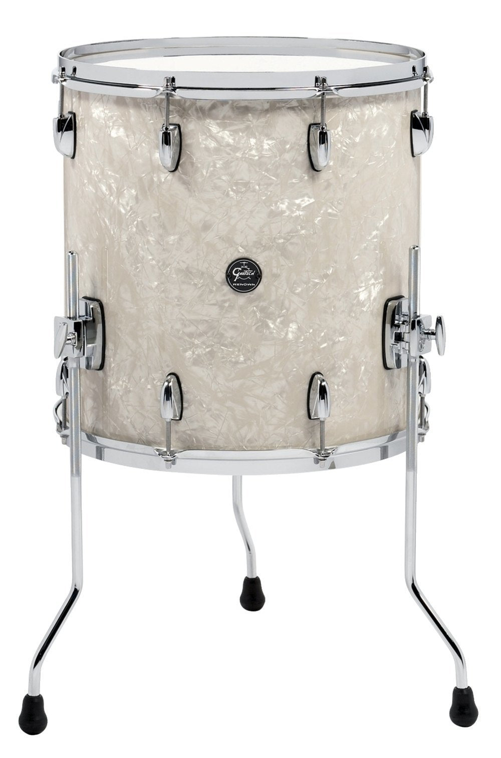 Gretsch Renown Maple timpano da pavimento 16" x 16", Vintage Pearl