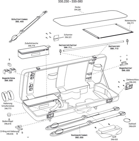 GEWA Custodia per viola Air 2.8 - Cover